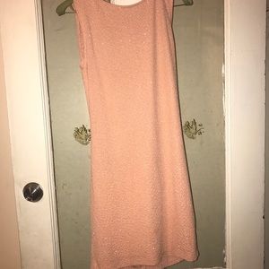Mini glittery backless dress